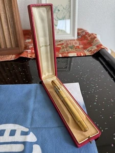 MONTBLANC FOUNTAIN PEN 14C 585 GOLD NIB - MADE IN ITALY - RARE VINTAGE - Picture 1 of 20
