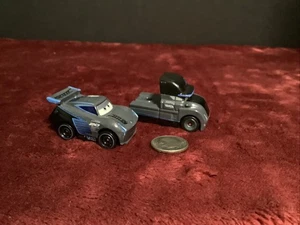 Disney Pixar Cars 1:110 Mini Racers Gale Beaufort And Jackson Storm - Picture 1 of 12