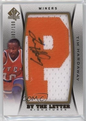 2012-13 SP Authentic By the Letter Signatures /100 Tim Hardaway #BL-TH Auto HOF - Image 1 of 2
