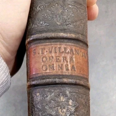 Sancti Thomæ a Villanova, Archiepiscopi Valentini, Opera Omnia 1757 Giant Format - Image 1 of 4