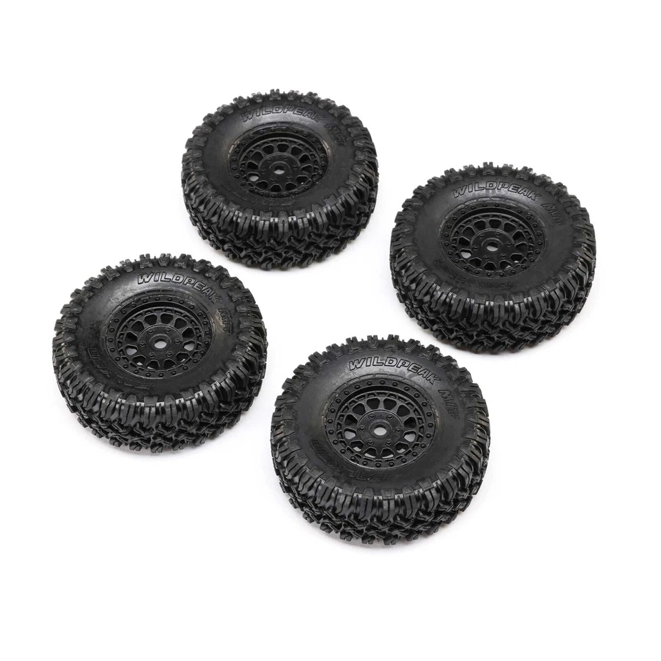 Axial AXI-1538 1.0 Black Rhino Primm & Falken M/T Tires (4) for SCX24 Base Camp - Image 1 of 1