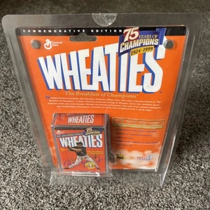 Vintage Mini Wheaties 75 Years of Champions 24k Gold Signature collectible/ 1999 - Picture 1 of 5