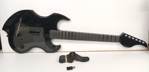 PDP Riffmaster Wireless Guitar Controller for PS5/PS4 (Black) w/ Strap + Dongle - Picture 1 of 15