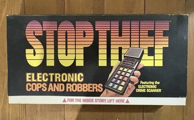 1979 STOP THIEF Электронные Копы и Грабители Игра Parker Brothers ПОЛНАЯ Протестирована - Изображение 1 из 4