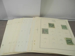 US, Excellent assortment of Revenue Stamps hinged/mounted on pages, other - Picture 1 of 16