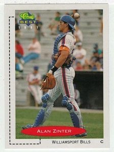 Alan Zinter - Williamsport Bills (Baseball Card) 1991 Classic Best # 334 Mint - Picture 1 of 1
