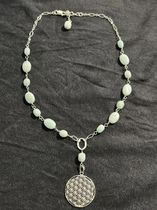 Sterling Silver Beaded Necklace - Picture 1 of 2