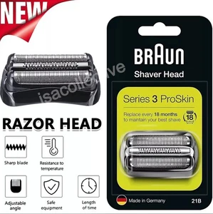 Mens For Braun 21B 32B 32S Shaver Head Series 3 Foil Replacement Electric Razor - Picture 1 of 14
