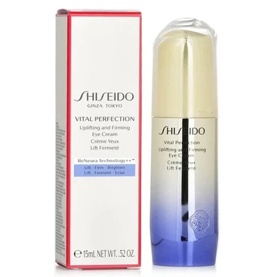 Crema reafirmante edificante para ojos Shiseido Vital Perfection 15 ml suero Benefiance Foto 1 de 4