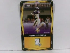 2025 UNO Elite Core Edition Yellow #091 Justin Jefferson - Bild 1 von 2