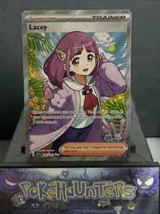 Pokemon Card Lacey 166/142 Stellar Crown Full Art Trainer Near Mint - Picture 1 of 2
