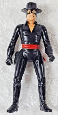 复古 1981 年电影佐罗 3.75 英寸可动人偶黑色套装面具香港 — 第 1/4 张图片