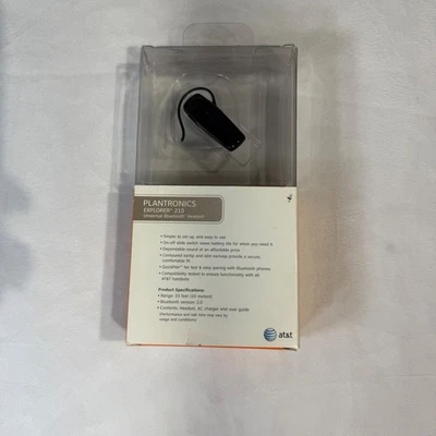 Plantronics Explorer 210 Universal Bluetooth Headset - New in Box AT&T - Image 1 of 4