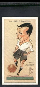 1927 Player's Football Caricatures By Mac #15 Jackie Hegan - Picture 1 of 2