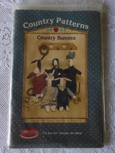 OZARK CRAFTS COUNTRY CONEJITOS PATRÓN # 1002 * SIN CORTAR * 1986 - Imagen 1 de 3