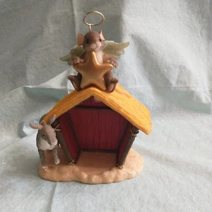 CHARMING TAILS " A HOUSE OF BLESSINGS " 87/2 Fitz & Floyd MANGER MOUSE CHRISTMAS - Picture 1 of 8