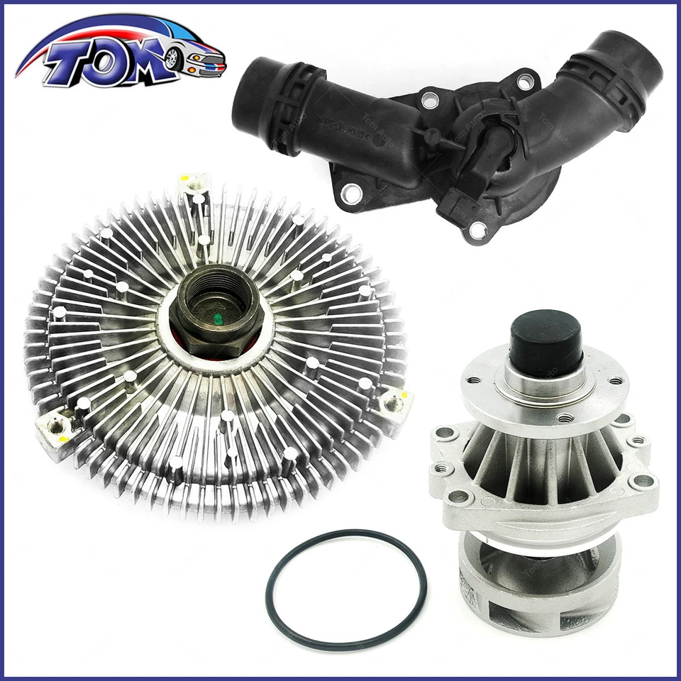 Kit termostato embrague ventilador bomba agua bmw e46 serie 3 325i 328i 330i 530i X5 Foto 1 de 4