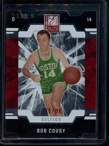 2009-10 DONRUSS ELITE BOB COUSY #133 STATUS PARALLEL 81/86 BOSTON CELTICS - Picture 1 of 3