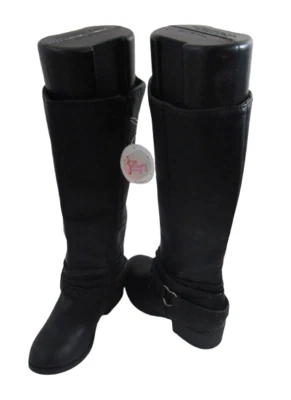 NWT Jellypop Kammy Girls Tall Fashion Boots 3 Black MSRP$65 - Image 1 of 4