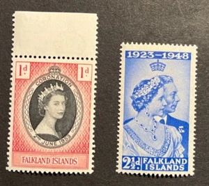 Falkland Islands British Colony MNH Unused Stamps 1948 1953 - Picture 1 of 2
