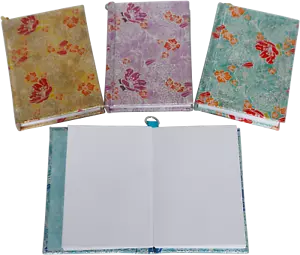Gilded 4 Colours 120 sheets Mini Notebook Mini Note Pad Small Pocket Notebook - Picture 1 of 6