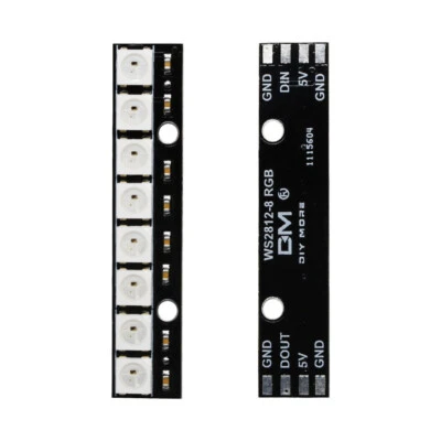 8-bit WS2812 5050 RGB LED Built-in Full-color Driver Development Board Light - Image 1 of 4