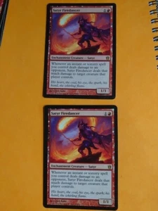 Satyr Firedancer x2 rare Born of the Gods. MTG Card. - Picture 1 of 3
