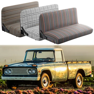 Saddle Blanket Car Seat Cover Front Bench Cover Truck For Toyota Stout 1965-1968 Foto 1 de 4