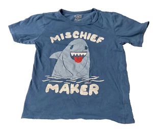 The Children’s Place Boys Shark Graphic Tee Size 4T - Picture 1 of 8