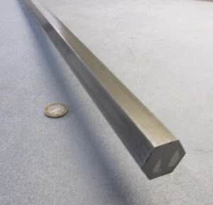 1018 Carbon Steel Hex Rod 1.00" Hex x 2 Foot Long - Picture 1 of 6