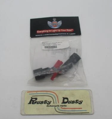Harley Davidson Custom Dynamics 2050-0083 Plasma Rod Brake Light Adaptor 10-FLHX - Imagem 1 de 4