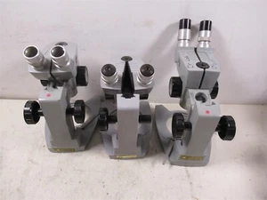 Lot of 3 American Optical AO Spencer Cycloptic Binocular Zoom Lab Microscopes - Picture 1 of 12