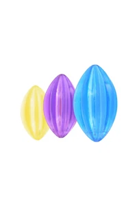 Pelota de rugby acanalada iluminada - (paquete de 3) - Imagen 1 de 1