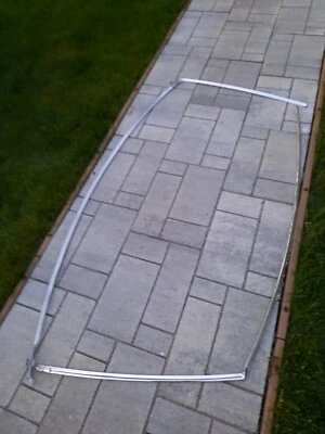 1973 1974 1975 1976 Lincoln Mark IV 1973 ventana delantera capó moldura cromo Foto 1 de 4