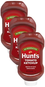 Hunt'S Tomato Ketchup Squeeze Bottle 32 Oz Pack of 3 - Picture 1 of 12