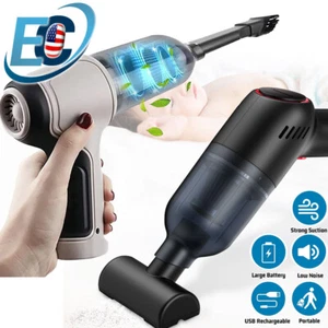 Aspiradora de mano inalámbrica de 120 W pequeña mini portátil coche auto hogar inalámbrico - Imagen 1 de 23