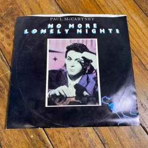 Paul McCartney No More Lonely Nights 45 RPM Columbia Picture Sleeve - Picture 1 of 6