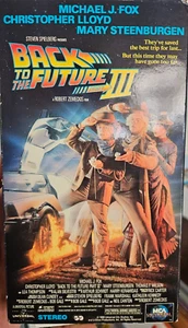 Back to the Future 3 (VHS, 1990) Michael J Fox in this rousing conclusion - Foto 1 di 3
