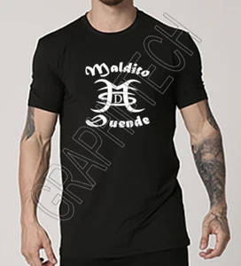 HEROES DEL SILENCIO MALDITO DUENDE PLAYERA NEGRA / BLACK T-SHIRT ROCK ESPAÑA - Picture 1 of 4