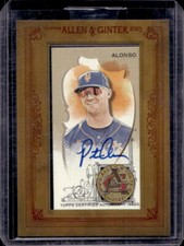 2023 Topps Allen & Ginter Pete Alonso Framed Mini Auto Autograph #MA-PA Mets