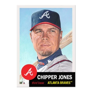 2022 TOPPS MLB LIVING SET #497 CHIPPER JONES - ATLANTA BRAVES - Picture 1 of 2