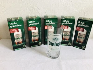5x Diebels Alt Relief Bierglas 0,25l Altbier Glas mit Verpackung Sonderedition - Bild 1 von 5