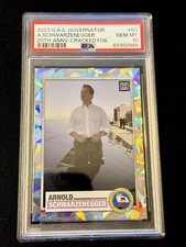 2023 Gas G.A.S Trading Cards Arnold Schwarzenegger #G1 Cracked Foil /100 PSA 10