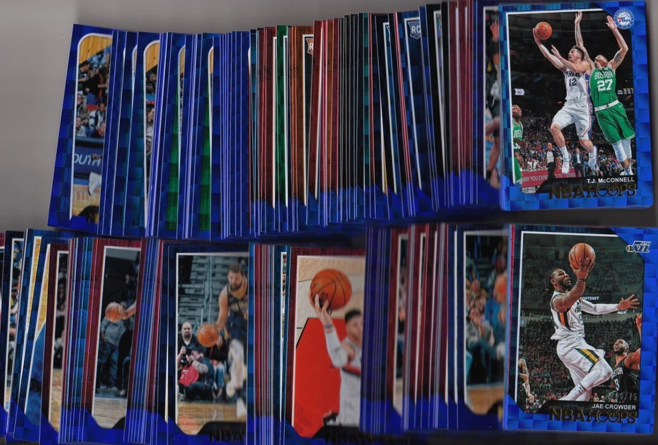 18/19 Hoops Blue Checkerboard#178 CJ McCollum - Portland Trail Blazers 33/75 - Image 1 of 1