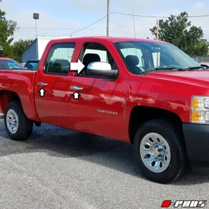 FOR CHEVY SILVERADO sierra 07-10 11 12 13 CHROME MIRROR+4 HANDLE+TAILGATE COVER - Picture 1 of 3