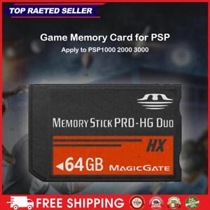 Memory Stick MS Pro-HG Duo Speed Memory Card for PSP 1000 2000 3000 (64GB)