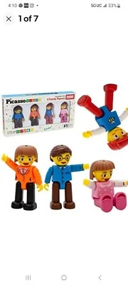  Magnetische 4 Familien Actionfiguren Kleinkind Spielzeug Magnet Erweiterungspack PTA01 - Bild 1 von 2