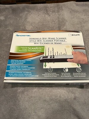 Pandigital Handheld Wifi Wand Scanner S8X1102RD 8.5” X 14” NEW Sealed - Image 1 of 4