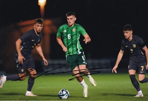Football -Justin Devenny - Hand Signed 12x8 Photograph - Northern Ireland - COA - Picture 1 of 1