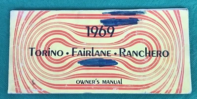 oem 1969 Ford Torino Fairlane Ranchero Operator's Owner's Glove Box Manual - Image 1 of 3